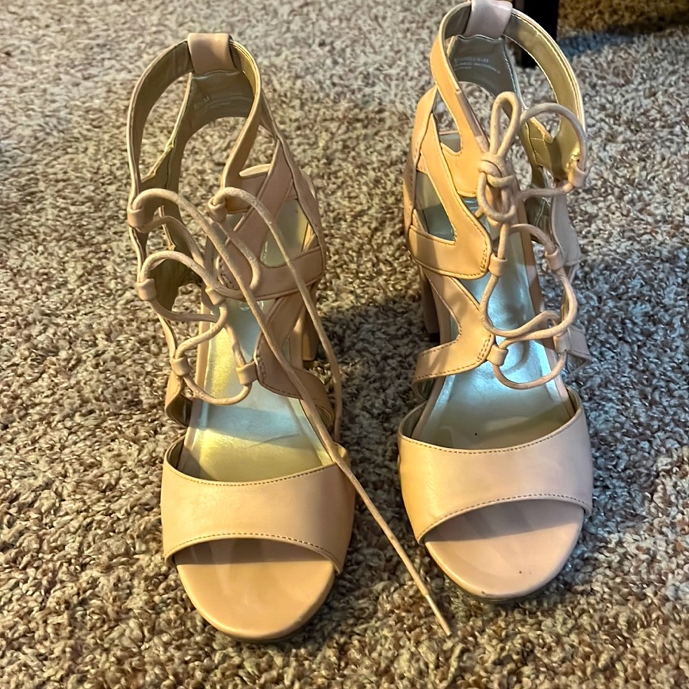 Pink 3 inch heels